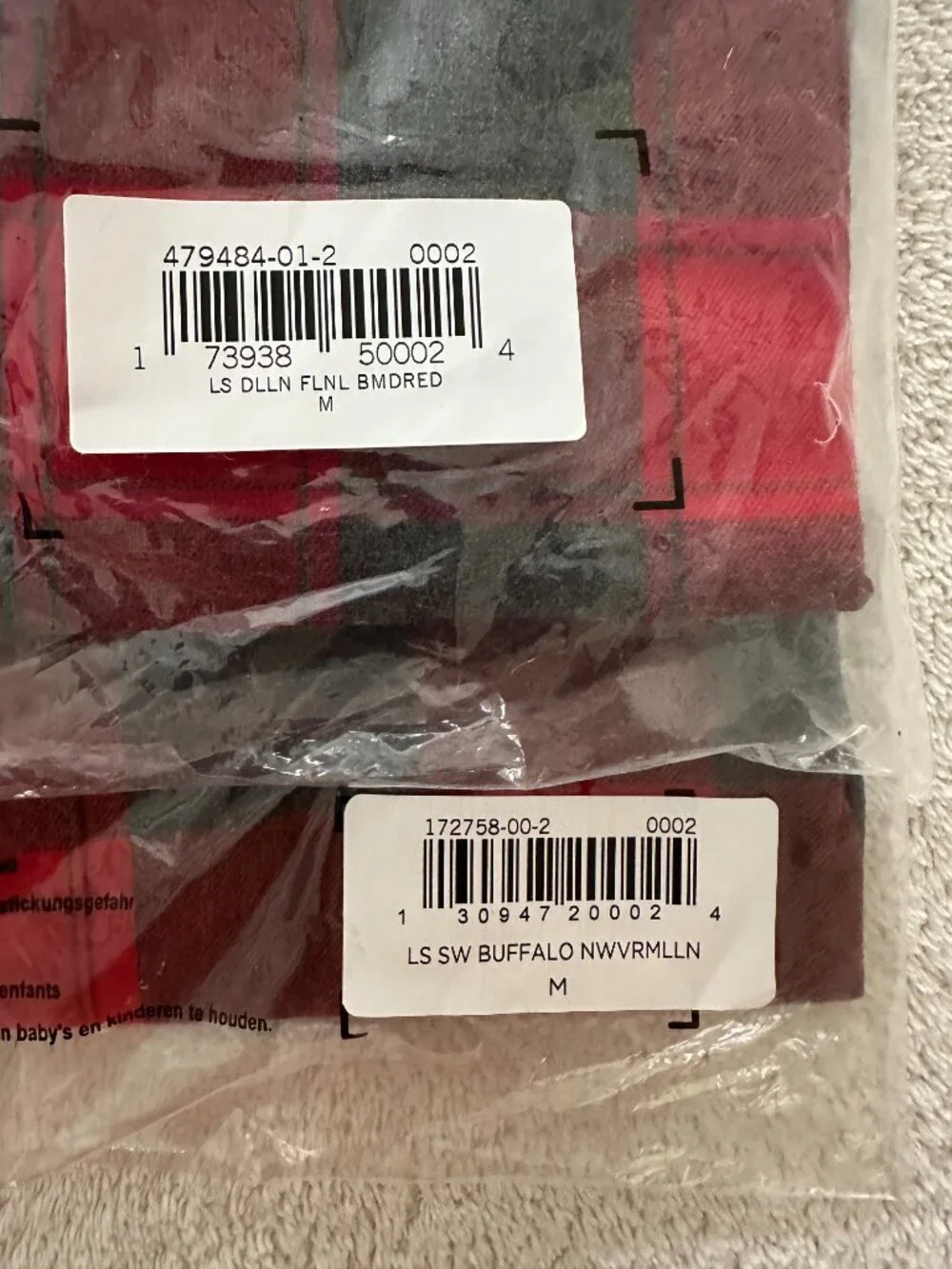 2 NEW NWT Banana Republic Men’s Plaid & Flannel Button Down Shirt Lot Red Black